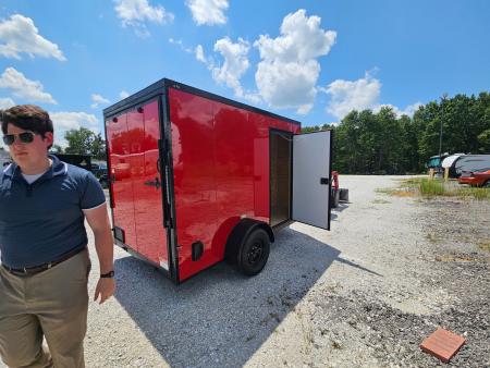 New 2026 Maximum Cargo Trailers 6x10 SA, 6'5" interior height, 3.5k axle, .080 polycore Cargo / Enclosed Trailer