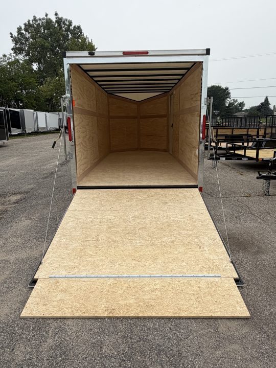 New 2026 Stealth 7 X 16 Cargo / Enclosed Trailer with RAMP DOOR and 6ft 6in interior Height Screwless - Light Lid Roof