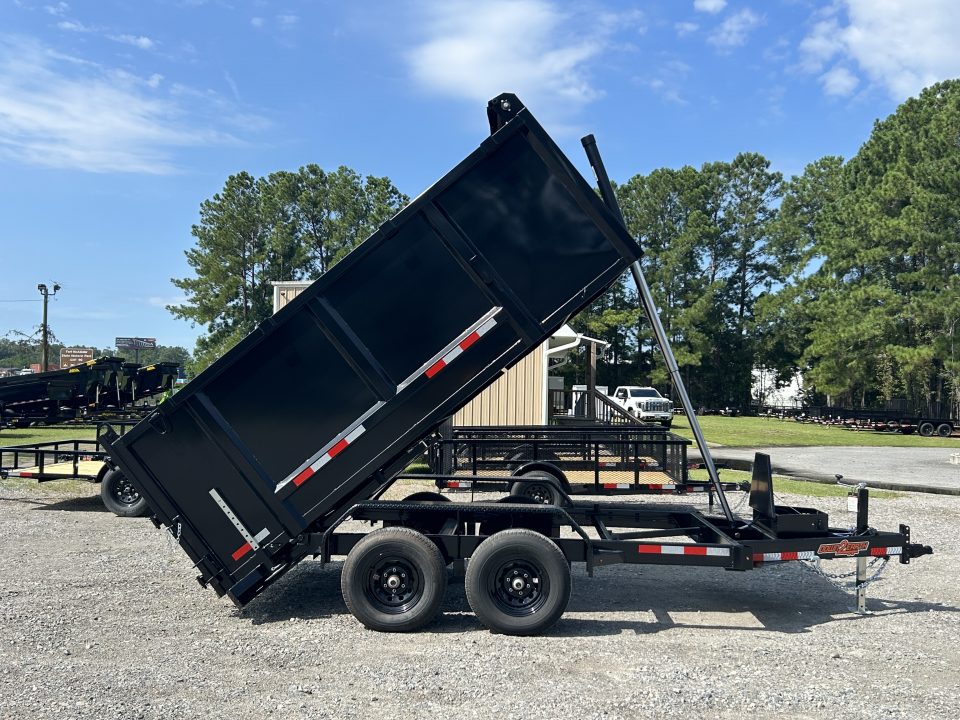 New 2027 Down 2 Earth 6X12 Dump Trailer, Telescopic, 48" Sides, #5200 Axles # 7,118 Payload