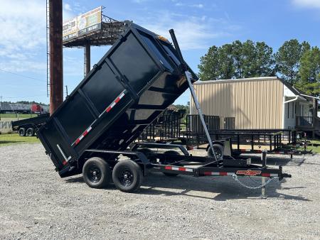 New 2027 Down 2 Earth 6X12 Dump Trailer, Telescopic, 48  Sides, #5200 Axles # 7,118 Payload
