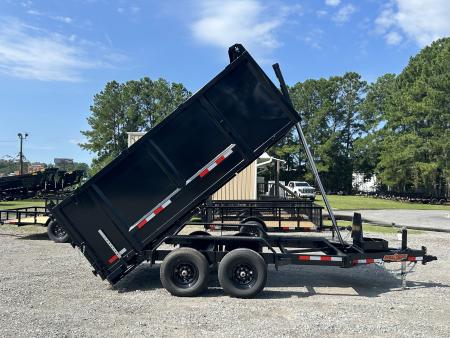 New 2027 Down 2 Earth 6X12 Dump Trailer, Telescopic, 48" Sides, #5200 Axles # 7,118 Payload