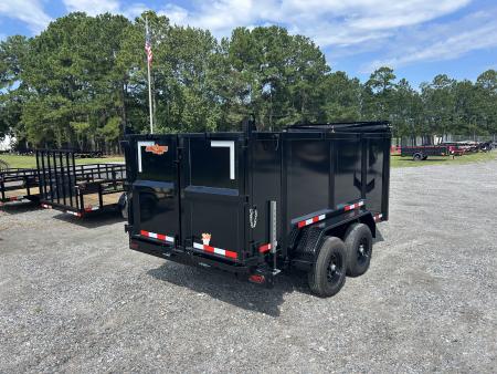 New 2027 Down 2 Earth 6X12 Dump Trailer, Telescopic, 48" Sides, #5200 Axles # 7,118 Payload