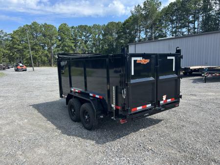 New 2027 Down 2 Earth 6X12 Dump Trailer, Telescopic, 48" Sides, #5200 Axles # 7,118 Payload