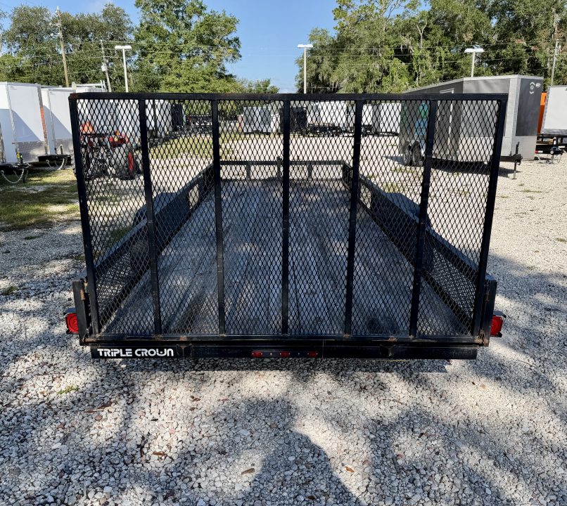 Used 2022 Triple Crown Trailers 7x20 7K Utility Trailer