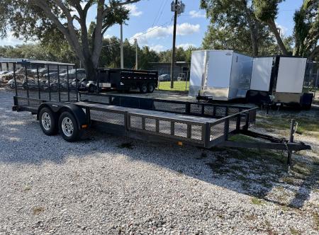 Used 2022 Triple Crown Trailers 7x20 7K Utility Trailer