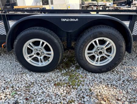 Used 2022 Triple Crown Trailers 7x20 7K Utility Trailer