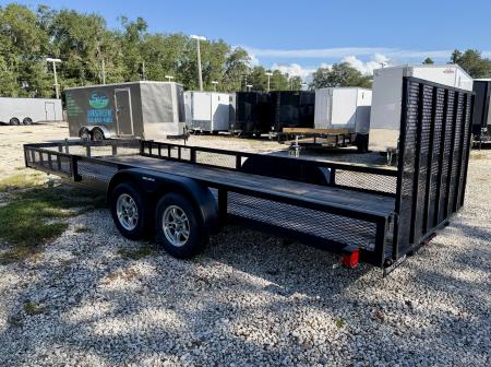Used 2022 Triple Crown Trailers 7x20 7K Utility Trailer