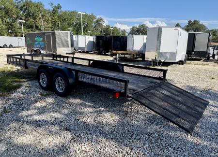 Used 2022 Triple Crown Trailers 7x20 7K Utility Trailer