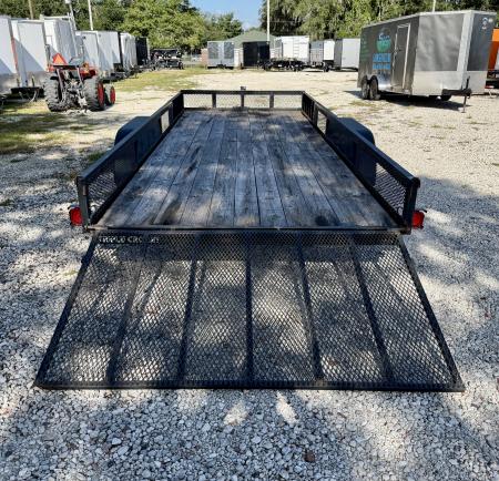 Used 2022 Triple Crown Trailers 7x20 7K Utility Trailer