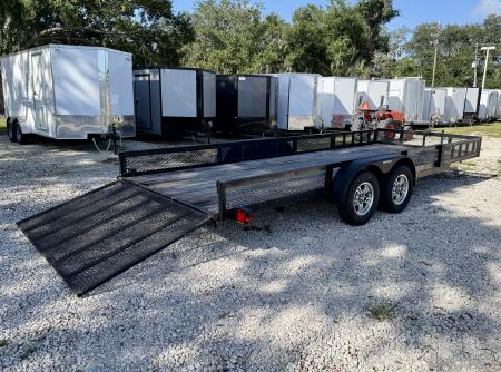 Used 2022 Triple Crown Trailers 7x20 7K Utility Trailer