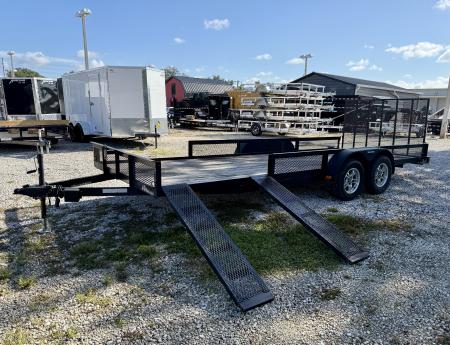 Used 2022 Triple Crown Trailers 7x20 7K Utility Trailer