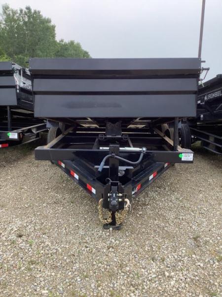 New 2027 Iron Bull 83X12 14999 GVWR 2' SIDES SCISSOR HOIST DUMP Dump Trailer
