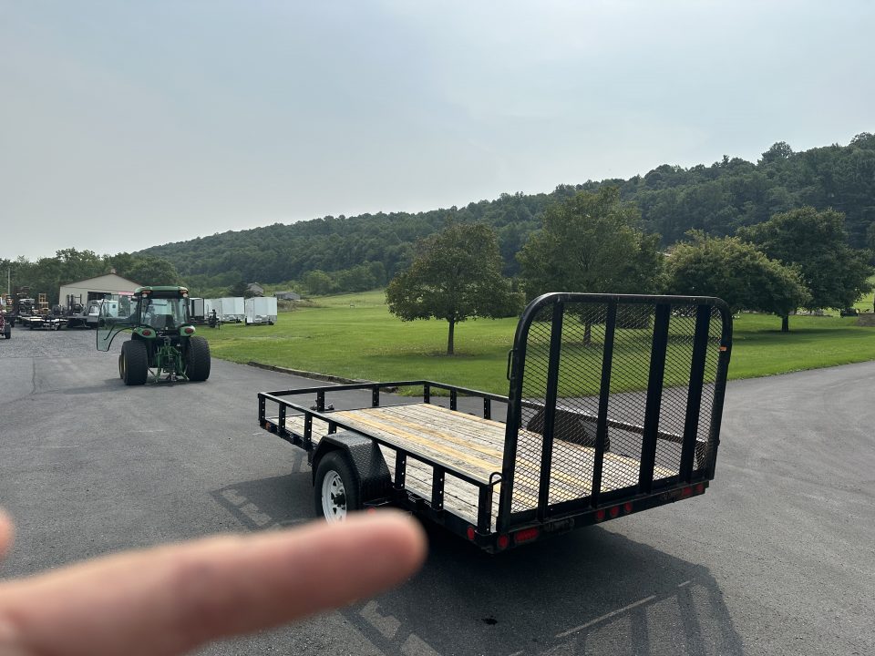 Used 2017 PJ Trailers U7 12' Utility Trailer