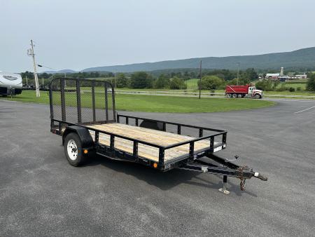 Used 2017 PJ Trailers U7 12' Utility Trailer