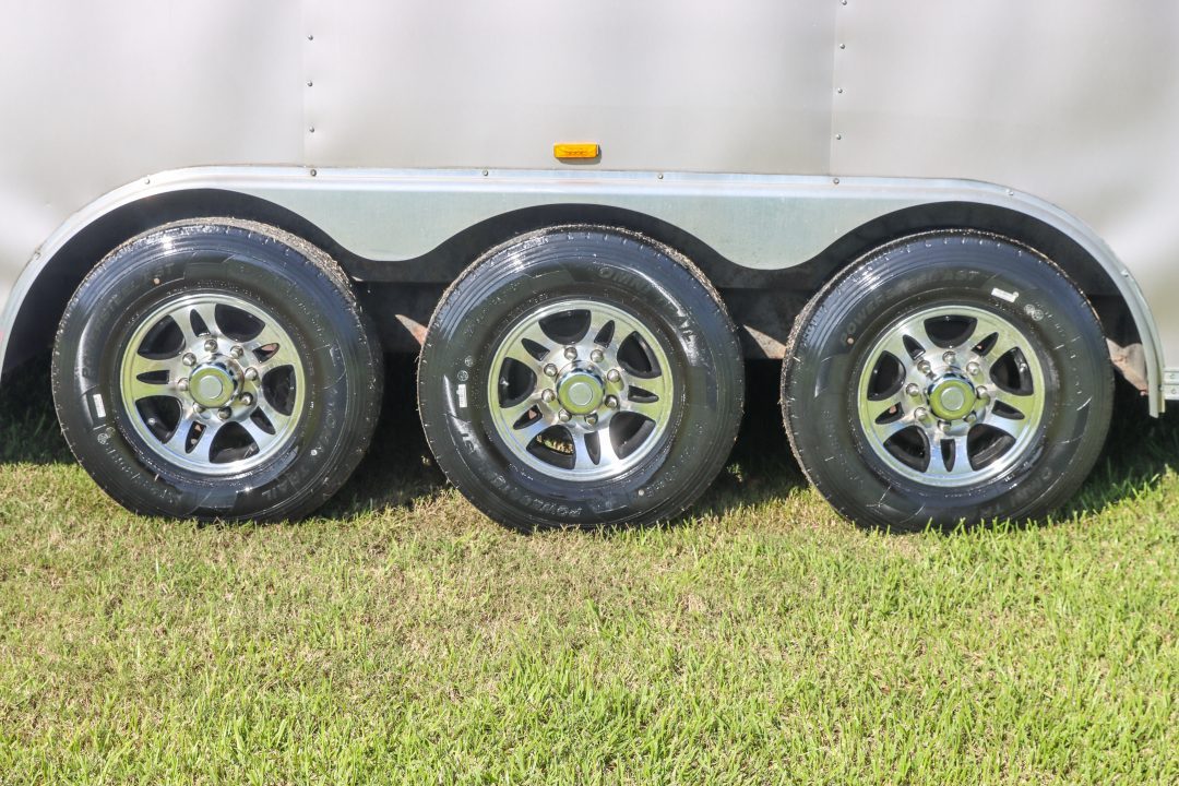 Used 2016 8.5X44 Team Spirit Trailers RACE TRAILER