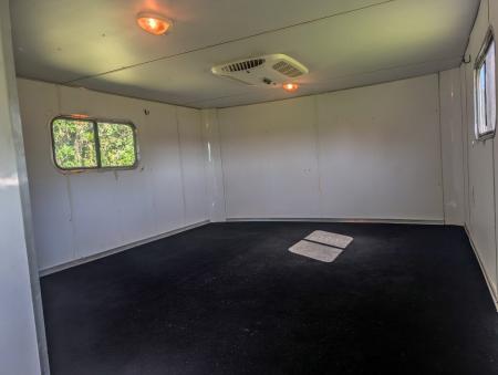 Used 2016 8.5X44 Team Spirit Trailers RACE TRAILER