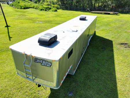 Used 2016 8.5X44 Team Spirit Trailers RACE TRAILER