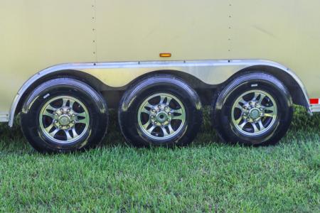 Used 2016 8.5X44 Team Spirit Trailers RACE TRAILER