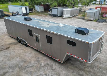 Used 2016 8.5X44 Team Spirit Trailers RACE TRAILER