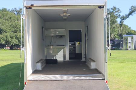 Used 2016 8.5X44 Team Spirit Trailers RACE TRAILER