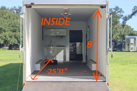 Used 2016 8.5X44 Team Spirit Trailers RACE TRAILER