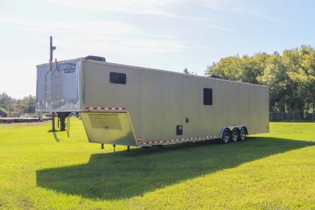 Used 2016 8.5X44 Team Spirit Trailers RACE TRAILER
