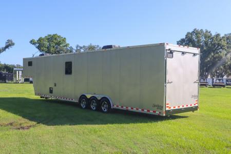 Used 2016 8.5X44 Team Spirit Trailers RACE TRAILER