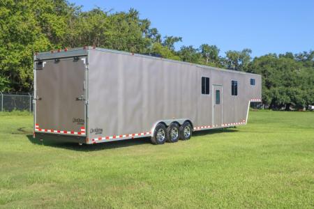 Used 2016 8.5X44 Team Spirit Trailers RACE TRAILER
