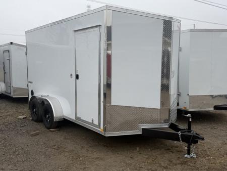 New 2026 FORMULA TRAILERS 7 x 14 Cargo / Enclosed Trailer with 7ft Interior with Ramp Door - UPGRADED MODEL