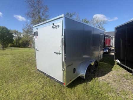 New 2026 FORMULA TRAILERS 7 x 16 Cargo / Enclosed Trailer with 7ft Interior with Ramp Door - UPGRADED MODEL