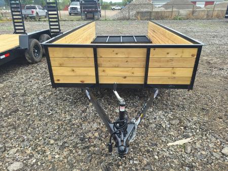 New 2027 AMO 82x14 Tandem Axle High Woodside Utility Trailer W/Led Lights