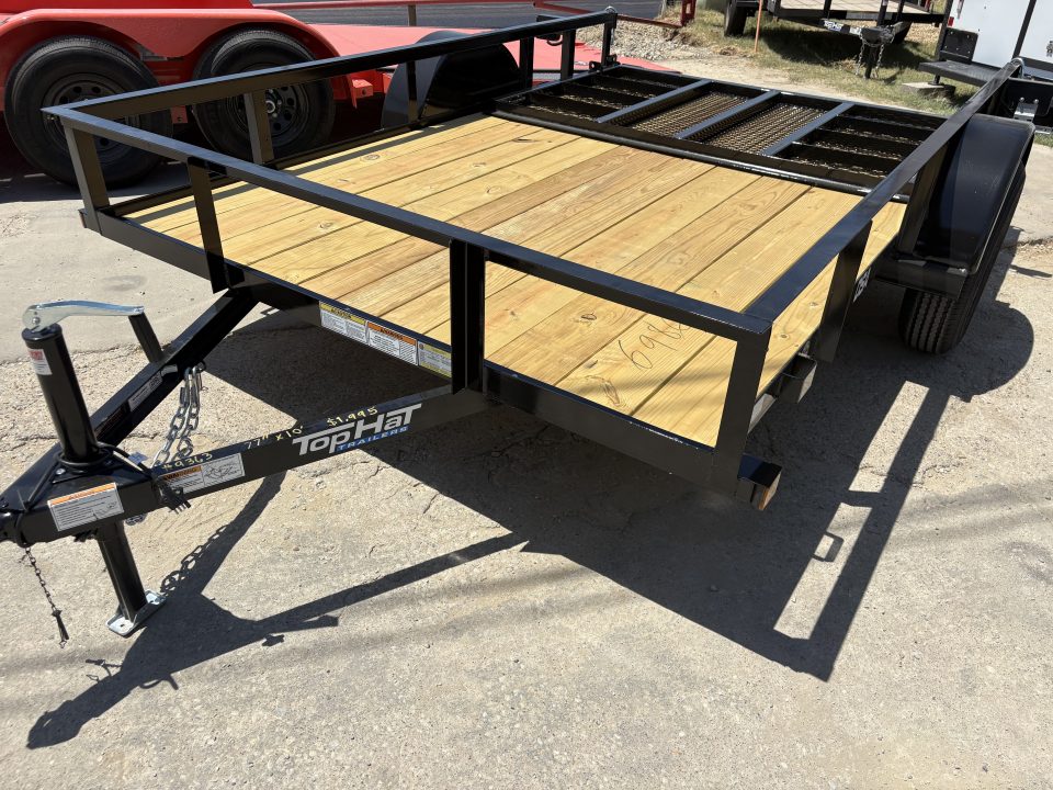 New 2027 Top Hat Trailers DSA-10X77 Utility Trailer