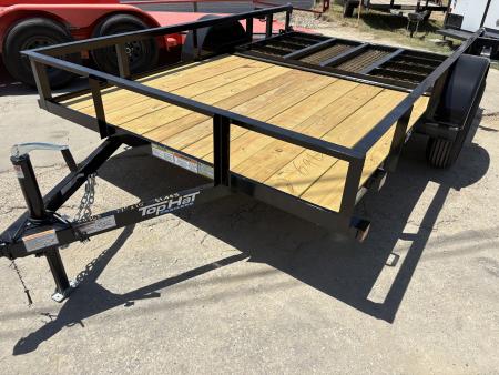 New 2027 Top Hat Trailers DSA-10X77 Utility Trailer