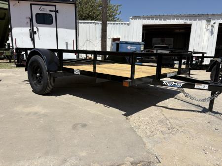 New 2027 Top Hat Trailers DSA-10X77 Utility Trailer