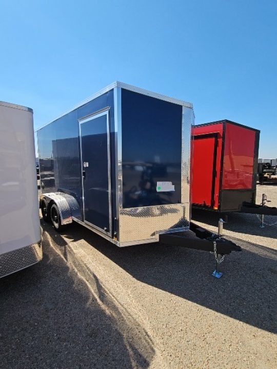New 2027 Impact 7 x 14 V-Nose Flat Top 7K Cargo / Enclosed Trailer