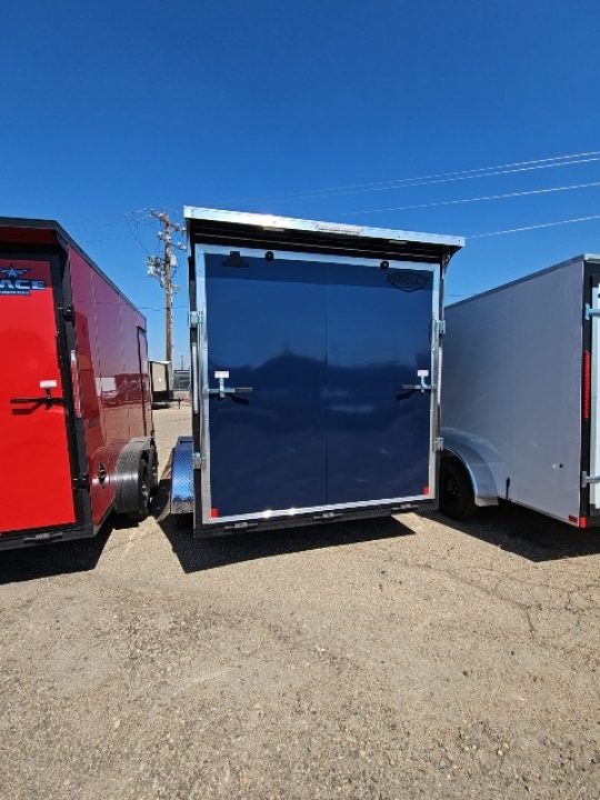 New 2027 Impact 7 x 14 V-Nose Flat Top 7K Cargo / Enclosed Trailer