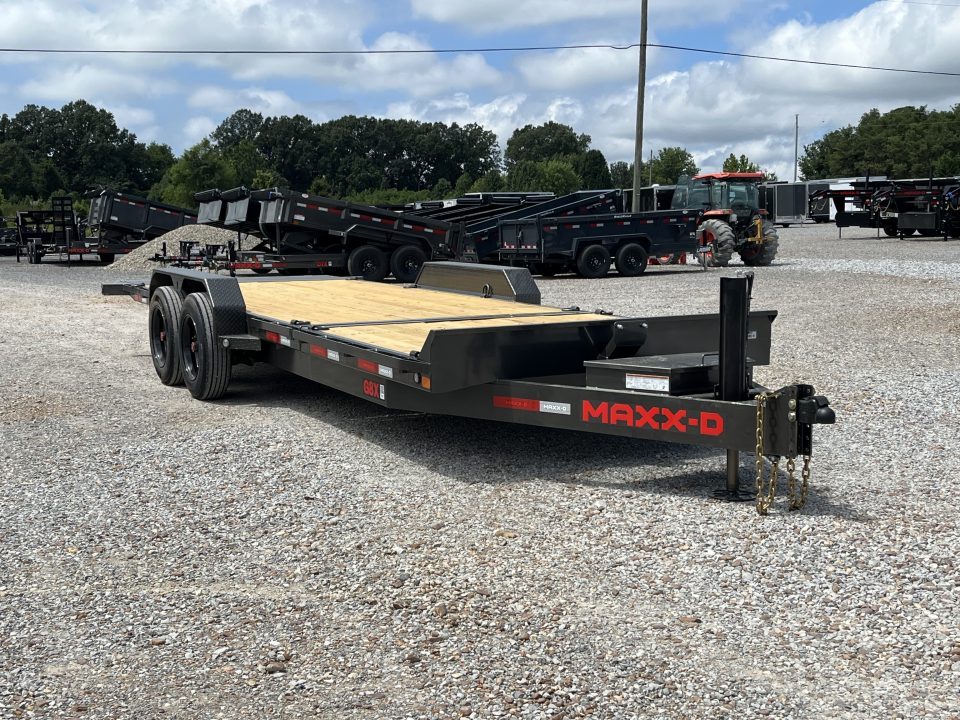 New 2027 MAXXD 83" X 22' 17.6K Tilt Equipment Trailer *OAK FLOOR*