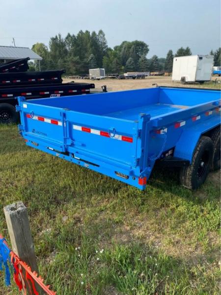 New 2026 Load Trail 83X14 18" WALL 14K Dump Trailer SKY BLUE