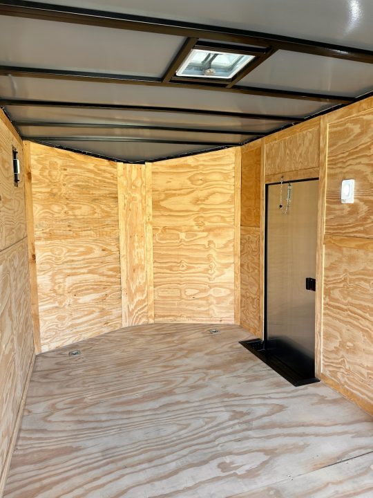 New 2027 Luxe 8.5x20 Car Hauler 5200 lb torsions 7'6" Interior - Charcoal poly-Blackout- Enclosed Car Hauler Car Hauler