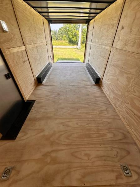 New 2027 Luxe 8.5x20 Car Hauler 5200 lb torsions 7'6" Interior - Charcoal poly-Blackout- Enclosed Car Hauler Car Hauler