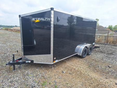 New 2027 Stealth Trailers 7x16 Cargo / Enclosed Trailer W/ Ramp Door