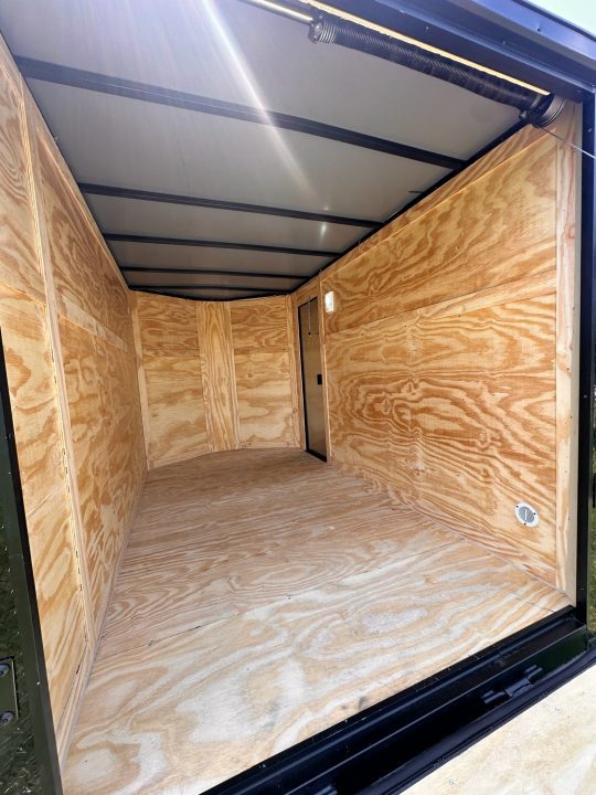 New 2027 Luxe 6X10 -Enclosed Trailer -3500LB Tandem Axle -Black Poly - Blackout Cargo / Enclosed Trailer
