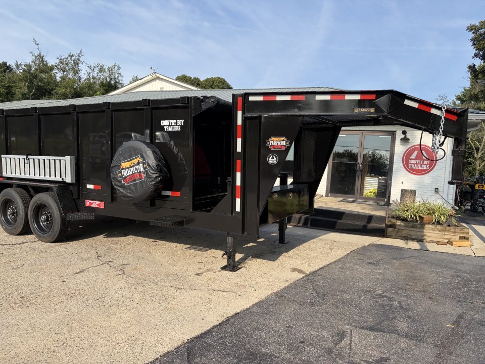 New 2027 Prospector 16' Gooseneck Dump, 4' Sides, 16K GVWR