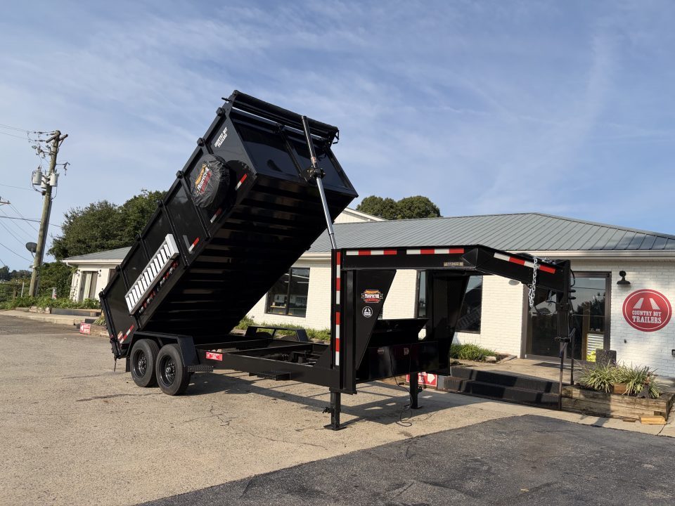New 2027 Prospector 16' Gooseneck Dump, 4' Sides, 16K GVWR
