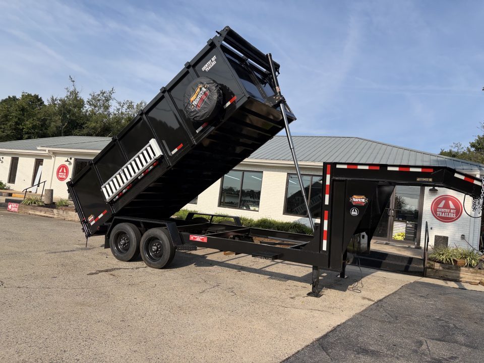 New 2027 Prospector 16' Gooseneck Dump, 4' Sides, 16K GVWR