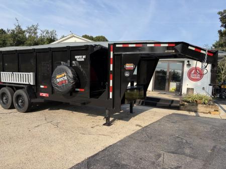 New 2027 Prospector 16' Gooseneck Dump, 4' Sides, 16K GVWR