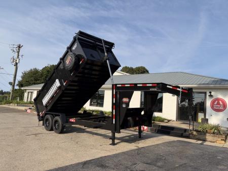New 2027 Prospector 16' Gooseneck Dump, 4' Sides, 16K GVWR