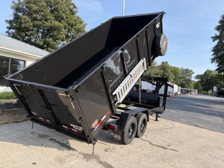 New 2027 Prospector 16' Gooseneck Dump, 4' Sides, 16K GVWR