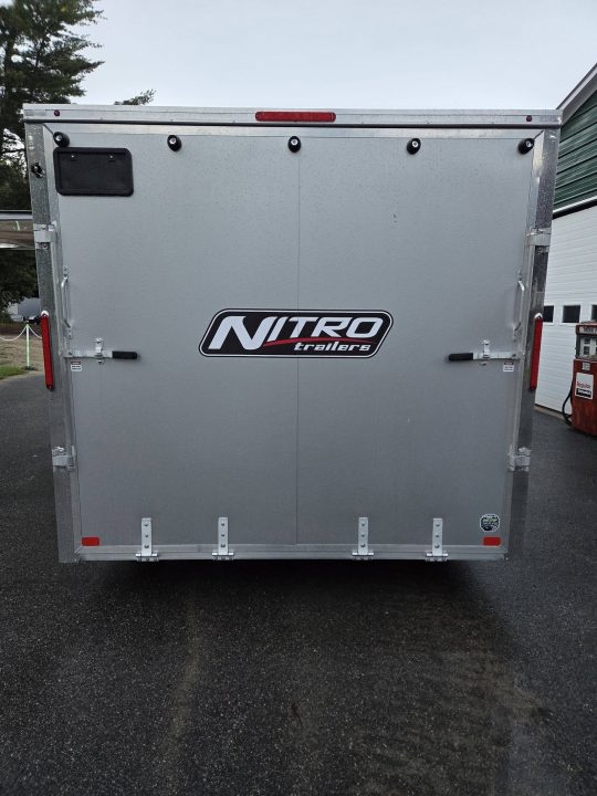 New 2026 Nitro 8.5x20 car hauler with premium escape door spread axle Car / Racing Trailer