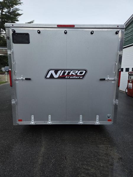 New 2026 Nitro 8.5x20 car hauler with premium escape door spread axle Car / Racing Trailer